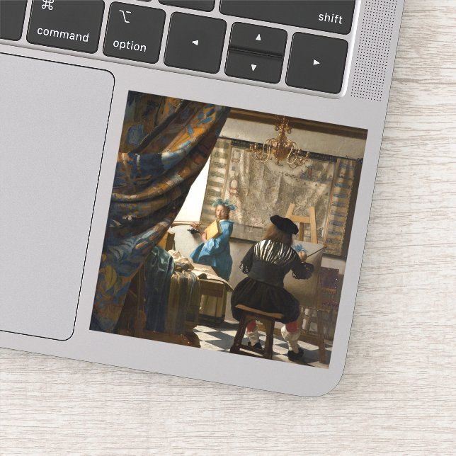 Johannes Vermeer - The Allegory of Painting (Detail)