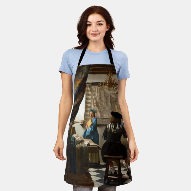 Johannes Vermeer - The Allegory of Painting Apron (Worn)