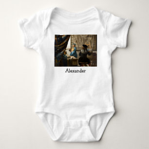 Johannes Vermeer - The Allegory of Painting Baby Bodysuit