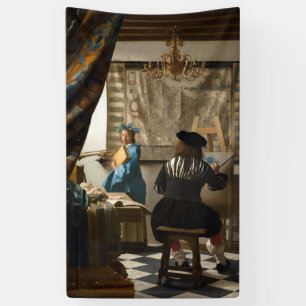 Johannes Vermeer - The Allegory of Painting Banner