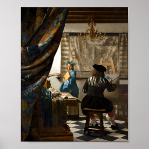 Johannes Vermeer - The Allegory of Painting Poster