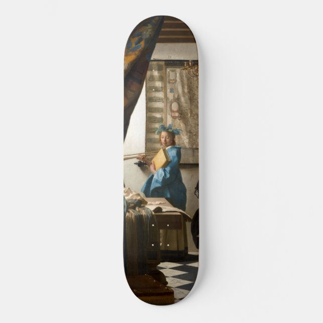 Johannes Vermeer - The Allegory of Painting Skateboard (Front)