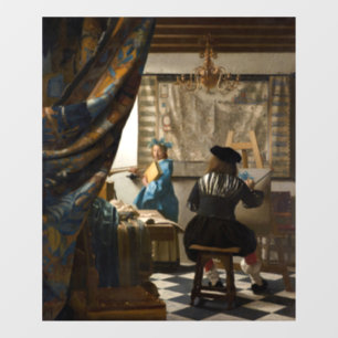Johannes Vermeer - The Allegory of Painting Window Cling
