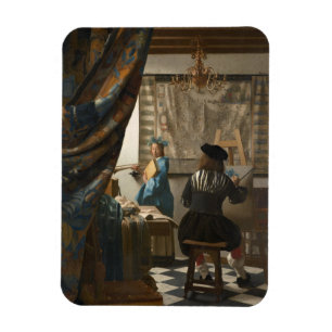Johannes Vermeer, The Art Of Painting Magnet