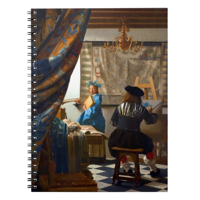 Johannes Vermeer The Art of Painting Notebook (Front)