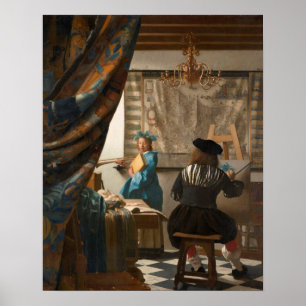 Johannes Vermeer - The Art Of Painting Poster