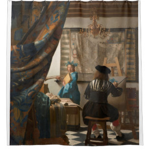 Johannes Vermeer - The Art Of Painting Shower Curtain