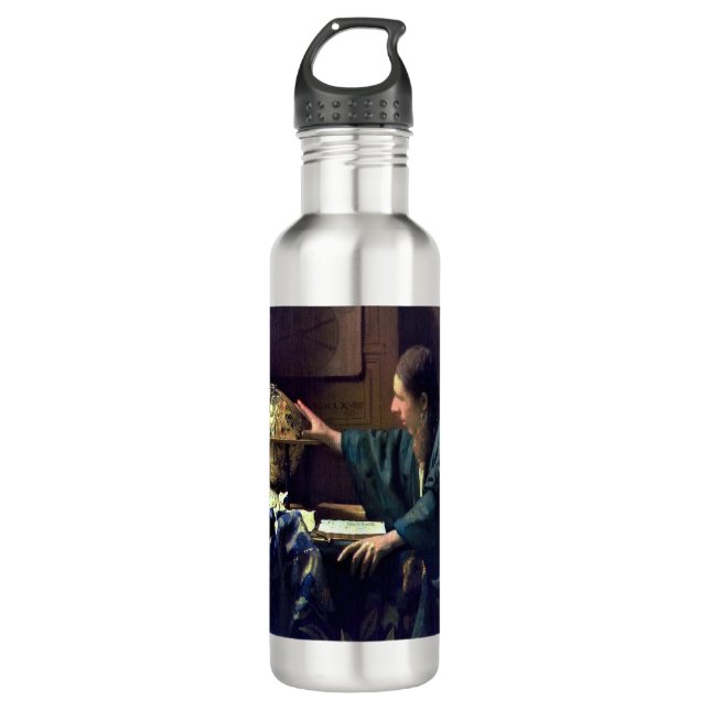 Johannes Vermeer - The Astronomer 710 Ml Water Bottle (Front)