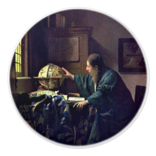 Johannes Vermeer - The Astronomer Ceramic Knob
