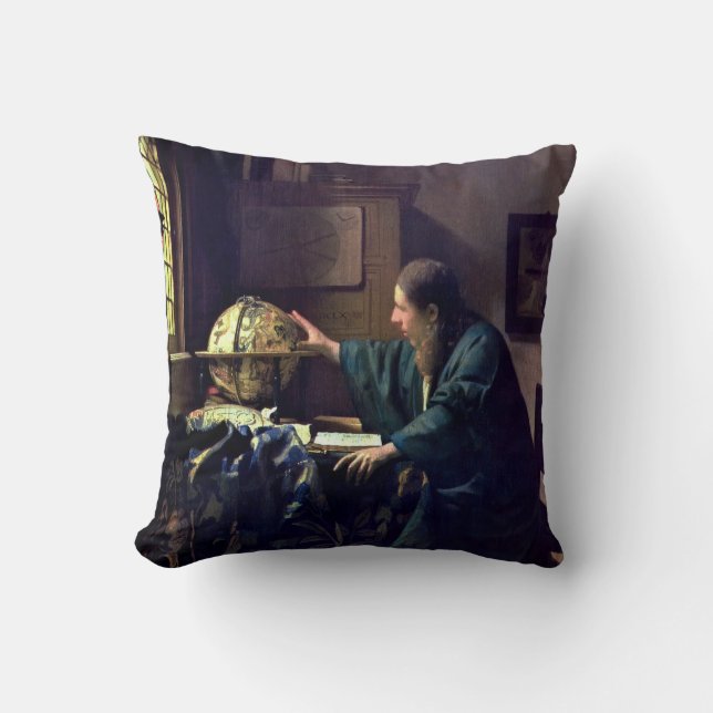 Johannes Vermeer - The Astronomer Cushion (Front)