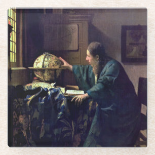Johannes Vermeer - The Astronomer Glass Coaster