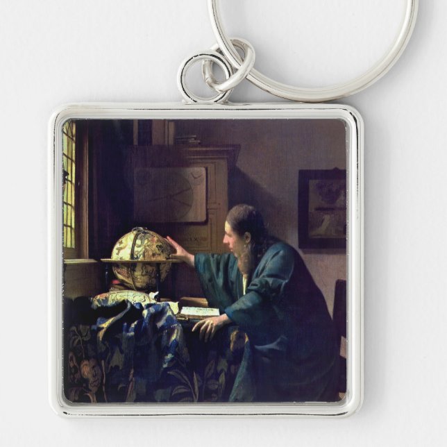 Johannes Vermeer - The Astronomer Key Ring (Front)