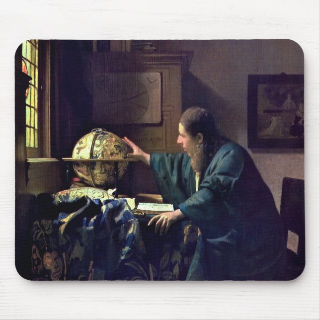 Johannes Vermeer - The Astronomer Mouse Mat (Front)