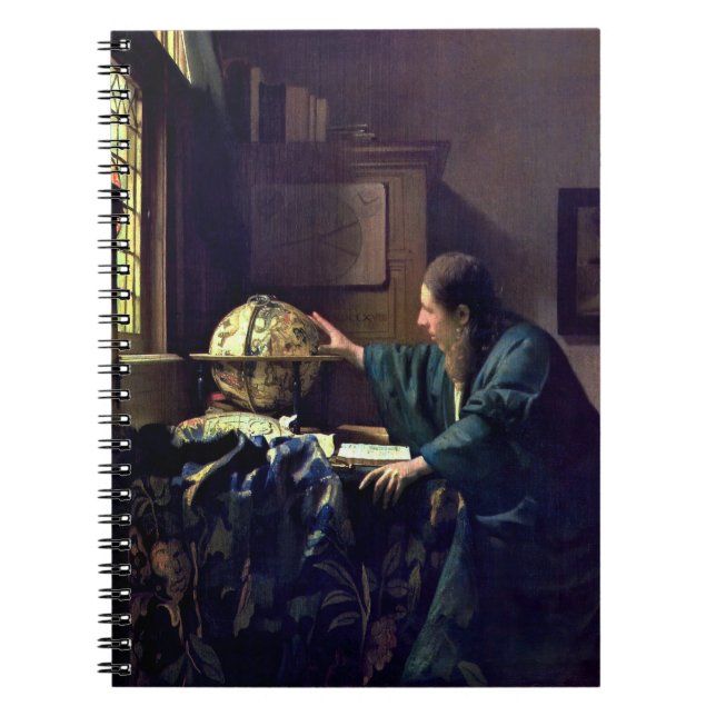 Johannes Vermeer - The Astronomer Notebook (Front)