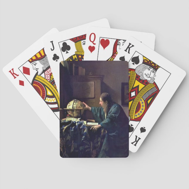 Johannes Vermeer - The Astronomer Playing Cards (Back)