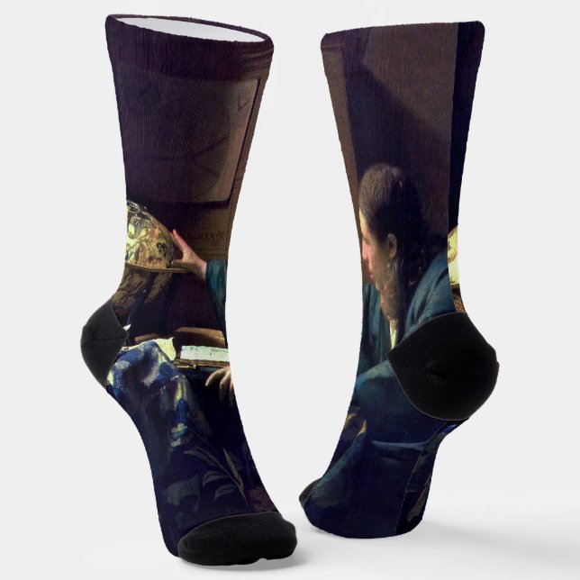 Johannes Vermeer - The Astronomer Socks (Angled)