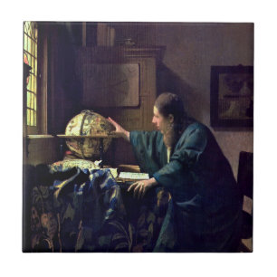 Johannes Vermeer - The Astronomer Tile