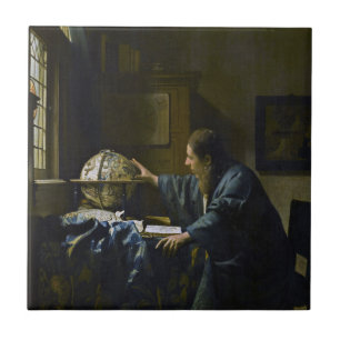 Johannes Vermeer - The Astronomer Tile