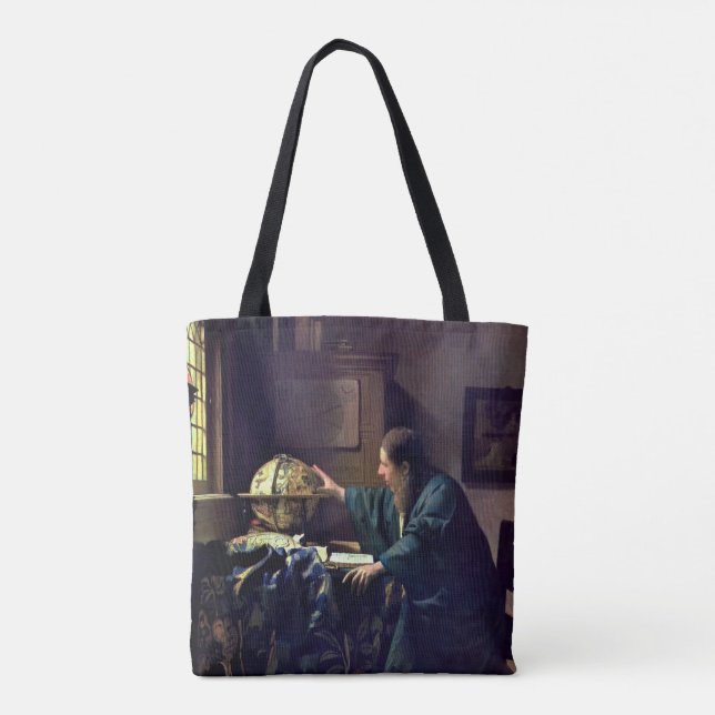 Johannes Vermeer - The Astronomer Tote Bag (Back)