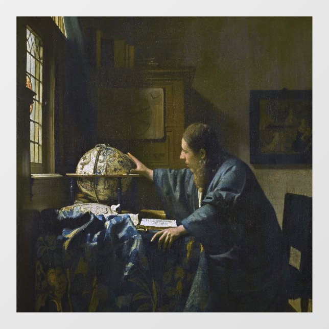 Johannes Vermeer - The Astronomer Window Cling (Sheet)