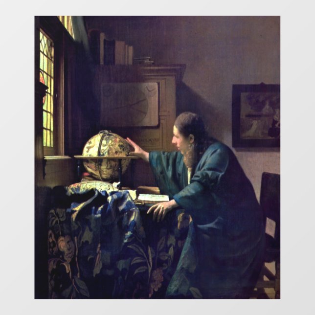 Johannes Vermeer - The Astronomer Window Cling (Sheet)