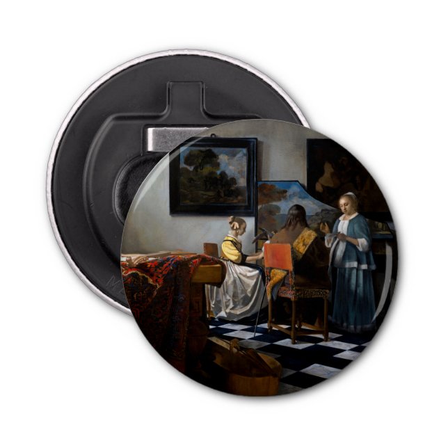 Johannes Vermeer - The Concert Bottle Opener (Front)