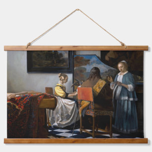 Johannes Vermeer - The Concert Hanging Tapestry