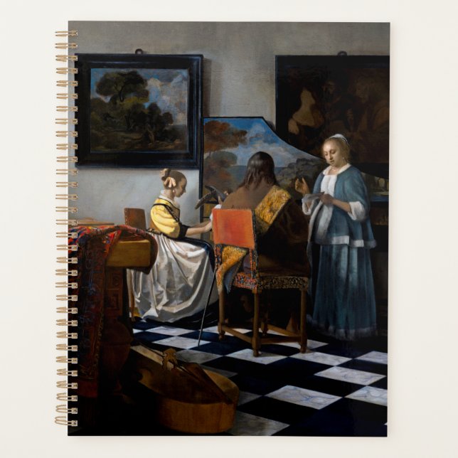Johannes Vermeer - The Concert Planner (Front)