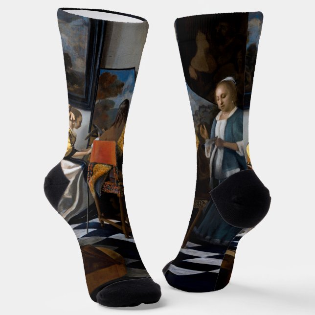 Johannes Vermeer - The Concert Socks (Angled)