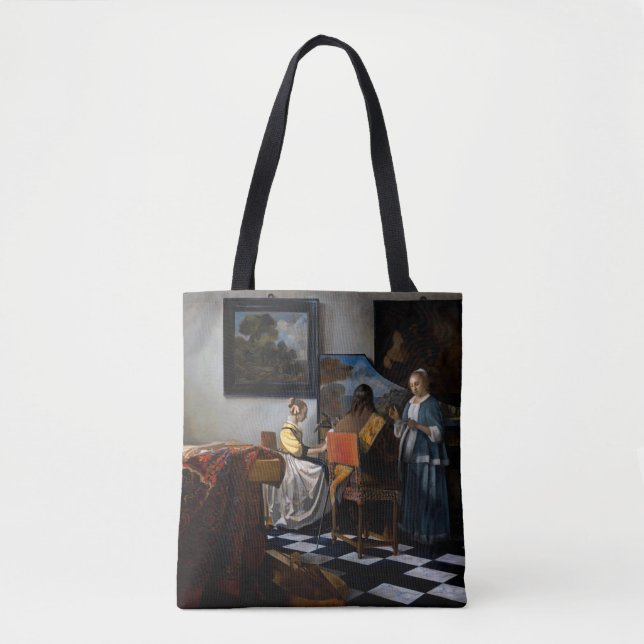 Johannes Vermeer - The Concert Tote Bag (Front)