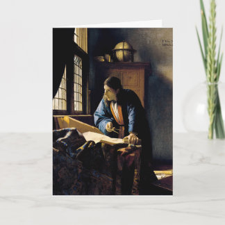 Johannes Vermeer - The Geographer Card