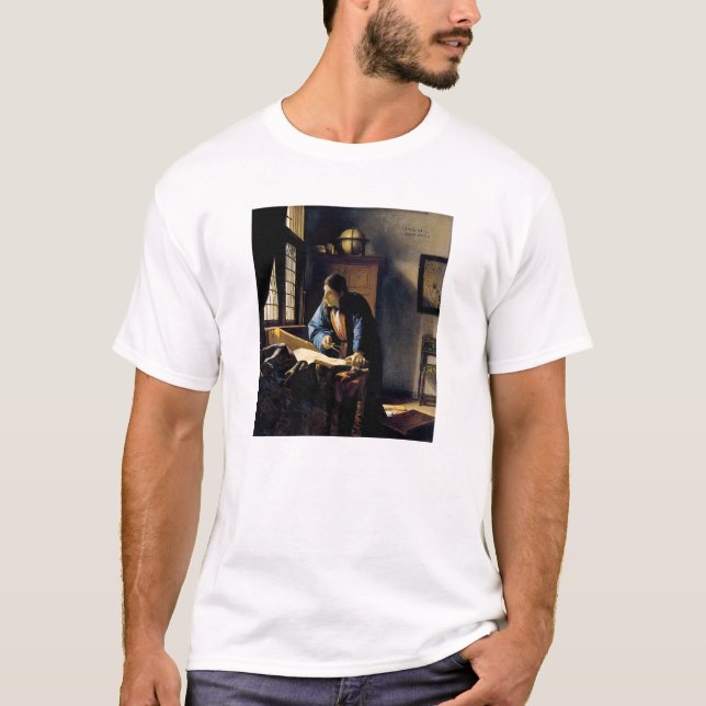 Johannes Vermeer - The Geographer T-Shirt (Front)