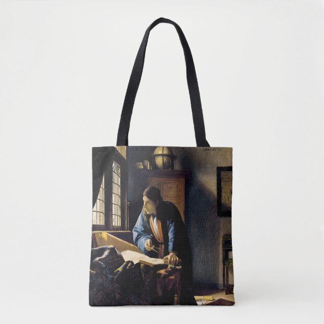 Johannes Vermeer - The Geographer Tote Bag (Front)