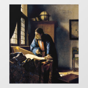 Johannes Vermeer - The Geographer Window Cling