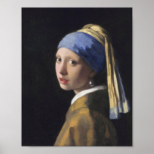Johannes Vermeer - The Girl With A Pearl Earring Poster