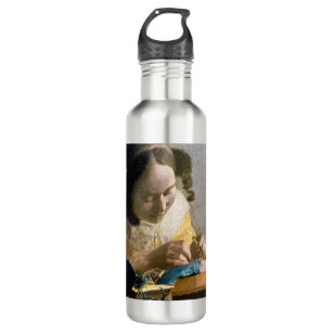 Johannes Vermeer - The Lacemaker 710 Ml Water Bottle