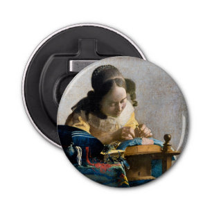 Johannes Vermeer - The Lacemaker Bottle Opener