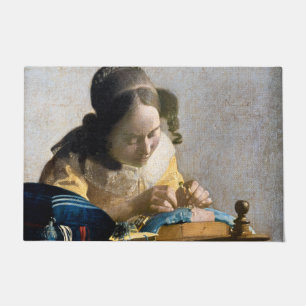 Johannes Vermeer - The Lacemaker Doormat