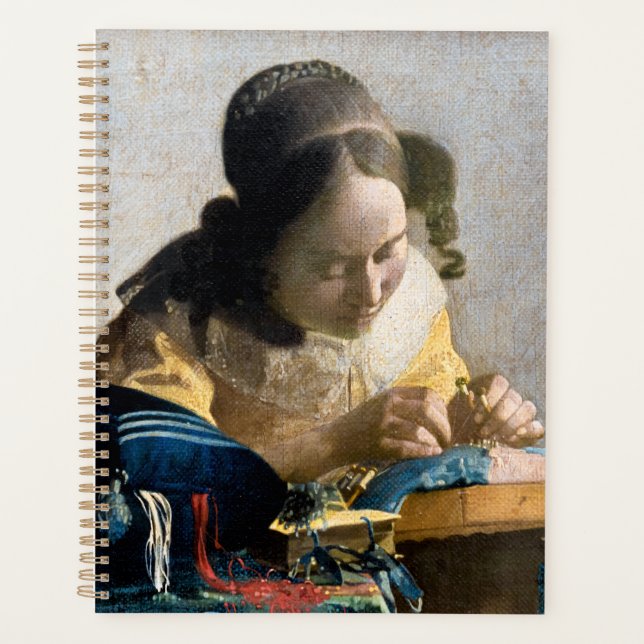 Johannes Vermeer - The Lacemaker Planner (Front)