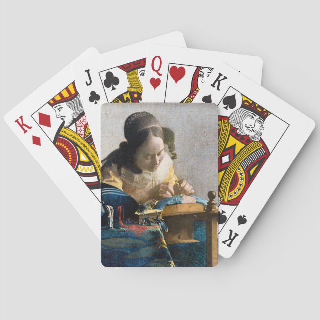 Johannes Vermeer - The Lacemaker Playing Cards (Back)