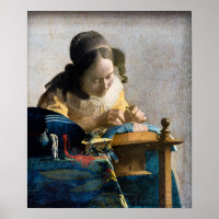 Johannes Vermeer - The Lacemaker