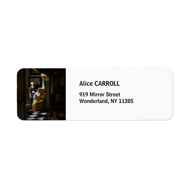 Johannes Vermeer - The Love Letter (Front)