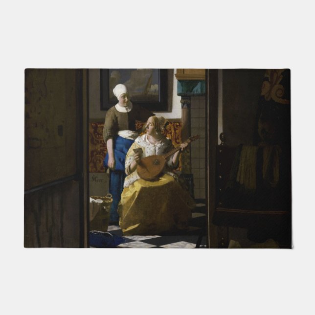 Johannes Vermeer - The Love Letter Doormat (Front)