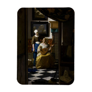 Johannes Vermeer - The Love Letter Magnet