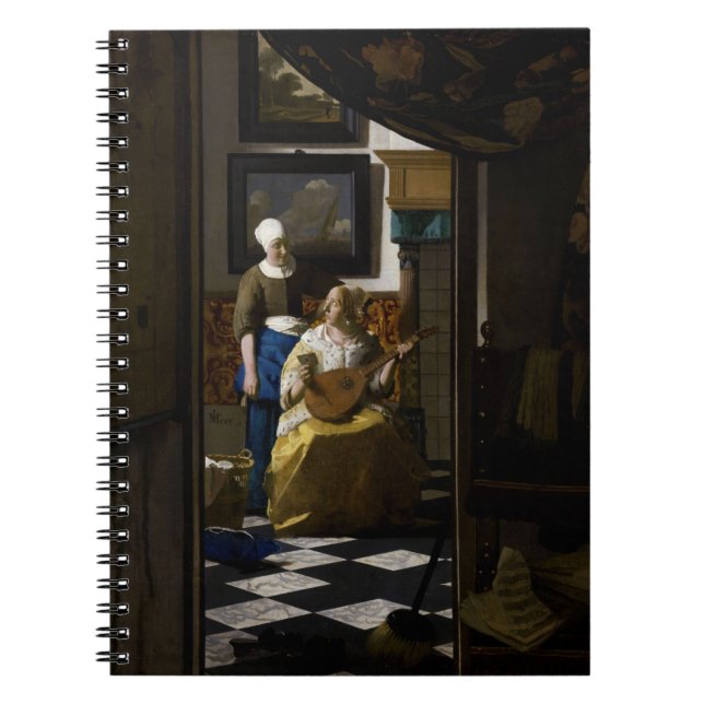 Johannes Vermeer - The Love Letter Notebook (Front)