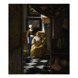Johannes Vermeer - The Love Letter Photo Print
