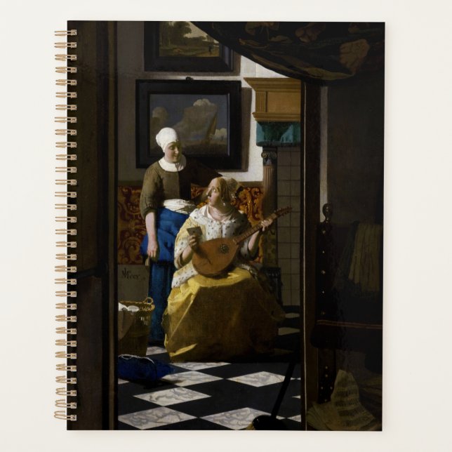 Johannes Vermeer - The Love Letter Planner (Front)