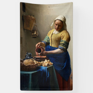 Johannes Vermeer - The Milkmaid Banner