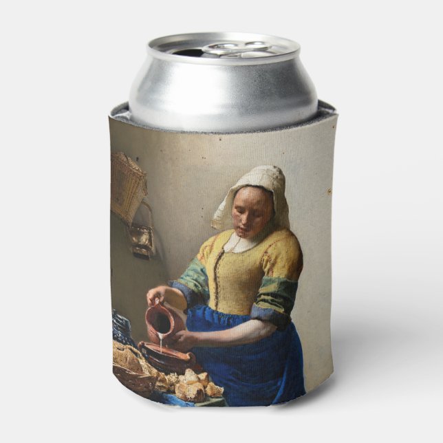 Johannes Vermeer - The Milkmaid Can Cooler (Can Front)