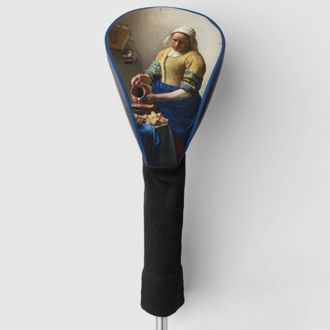 Johannes Vermeer - The Milkmaid Golf Head Cover (Front)